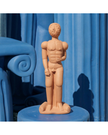Sculpture décorative"Magna Graecia Statua in Terracotta Bronzo"Le présent règlement est obligatoire dans tous ses éléments et di