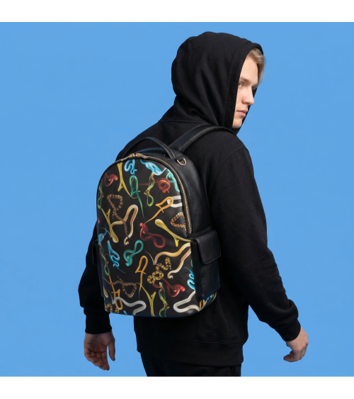 Rucksack"Zaino Travel Kit Snakes"cm 33 × 18,5 Std. 43 –SELETTI | BHOME by Arredi Barbàra