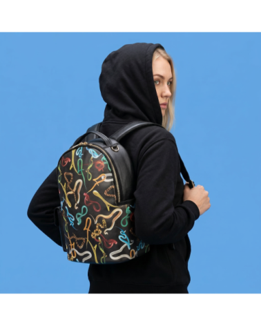 Rucksack"Zaino Travel Kit Snakes"cm 33 × 18,5 Std. 43 –SELETTI | BHOME by Arredi Barbàra