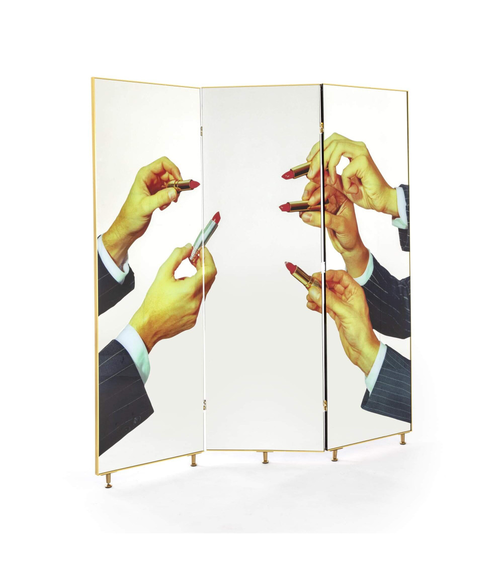 Mobile for the day"Paravento Lipstick"cm.165,6 h.175 –SELETTI | BHOME by Arredi Barbàra