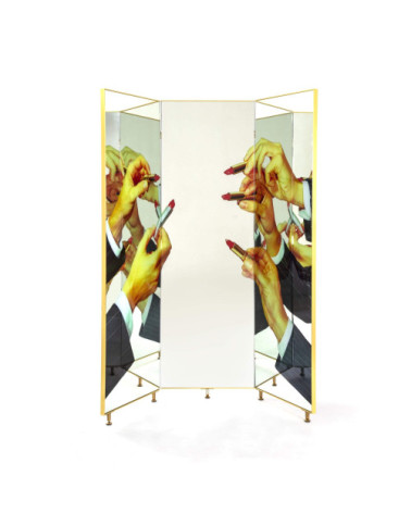 Mobile for the day"Paravento Lipstick"cm.165,6 h.175 –SELETTI | BHOME by Arredi Barbàra