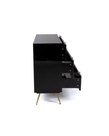 Kamm oder Nachttisch"Cassettiera a Tre Cassetti Trumpets"Cm.120x45 h.10 –SELETTI | BHOME by Arredi Barbàra