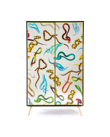 Armadio"Armadio Snakes"Cm.120x60 h.200 –SELETTI | BHOME by Arredi Barbàra