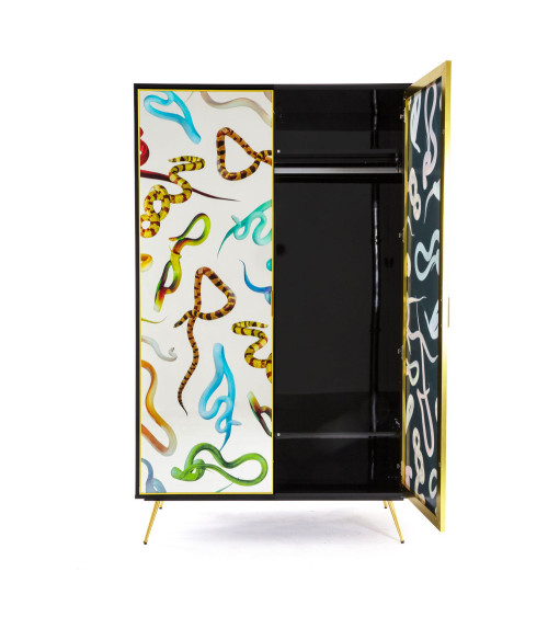Armadio"Armadio Snakes"Cm.120x60 h.200 –SELETTI | BHOME by Arredi Barbàra