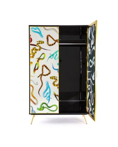 Armadio"Armadio Snakes"Cm.120x60 h.200 –SELETTI | BHOME by Arredi Barbàra