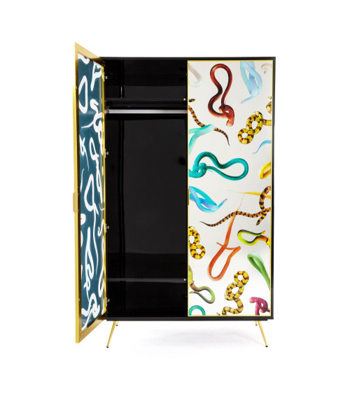 Armadio"Armadio Snakes"Cm.120x60 h.200 –SELETTI | BHOME by Arredi Barbàra