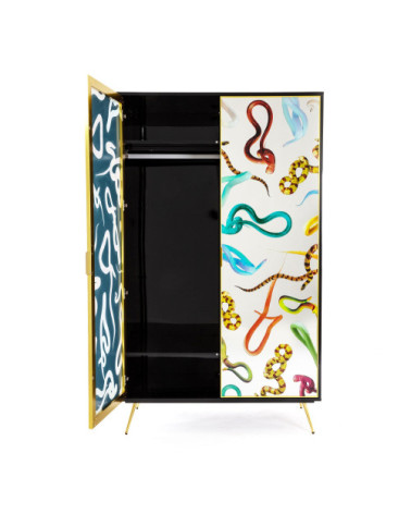 Armadio"Armadio Snakes"Cm.120x60 h.200 –SELETTI | BHOME by Arredi Barbàra