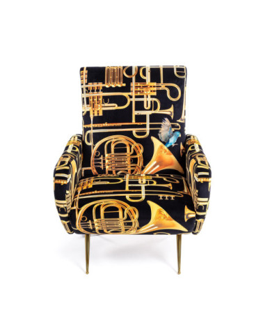 Sessel"Trumpets"cm 70 x 79 h. 86 –SELETTI | BHOME by Arredi Barbàra