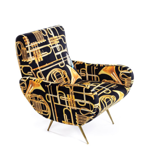 Sessel"Trumpets"cm 70 x 79 h. 86 –SELETTI | BHOME by Arredi Barbàra