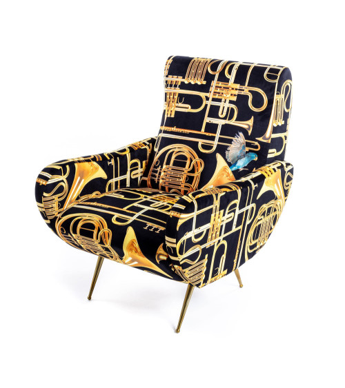 Sessel"Trumpets"cm 70 x 79 h. 86 –SELETTI | BHOME by Arredi Barbàra