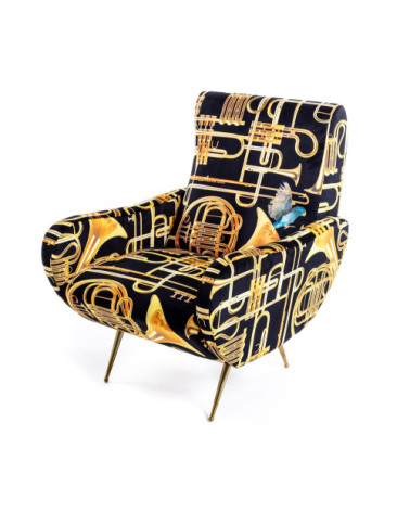 Sessel"Trumpets"cm 70 x 79 h. 86 –SELETTI | BHOME by Arredi Barbàra
