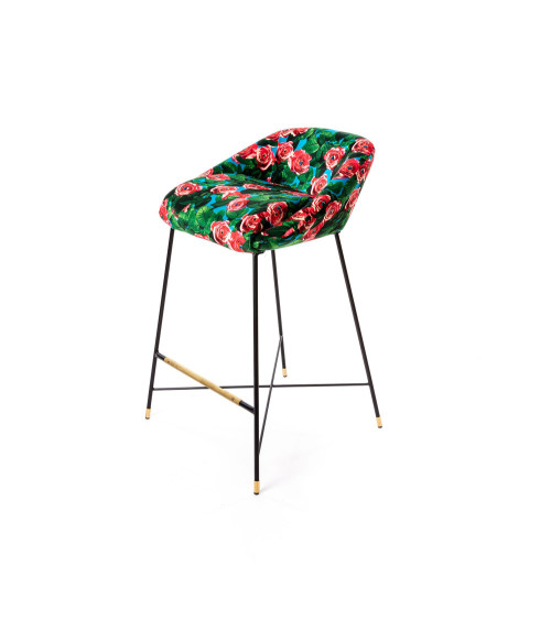 Tabouret"Roses"rembourrés –SELETTI | BHOME by Arredi Barbàra