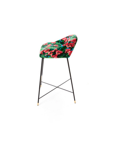 Tabouret"Roses"rembourrés –SELETTI | BHOME by Arredi Barbàra