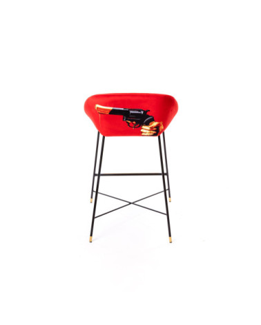 Hocker"Revolver"gepolstert –SELETTI | BHOME by Arredi Barbàra