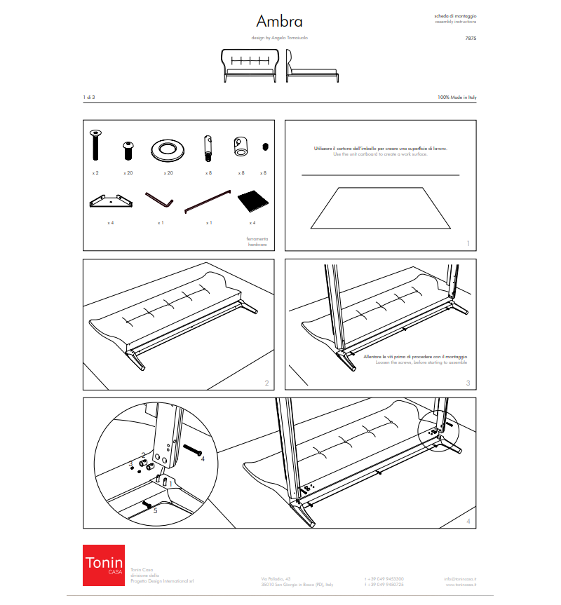 Ambra Bett Tonin Casa | Bhome by Arredi Barbàra