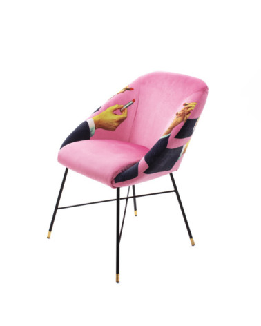 Stuhl"Lipsticks Rosa"Cm 60 x 50 h. 72 –SELETTI | BHOME by Arredi Barbàra