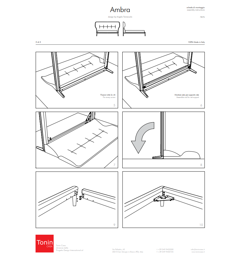 Ambra Bed Tonin Casa | Bhome by Arredi Barbàra