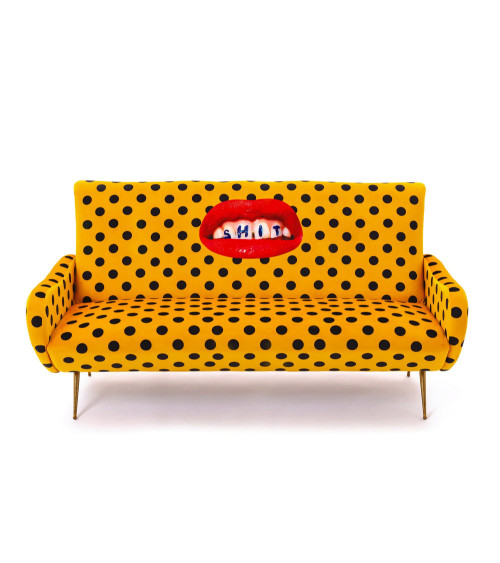 Sofa"Shit"cm 178 x 79 h. 42 / 86 –SELETTI | BHOME by Arredi Barbàra