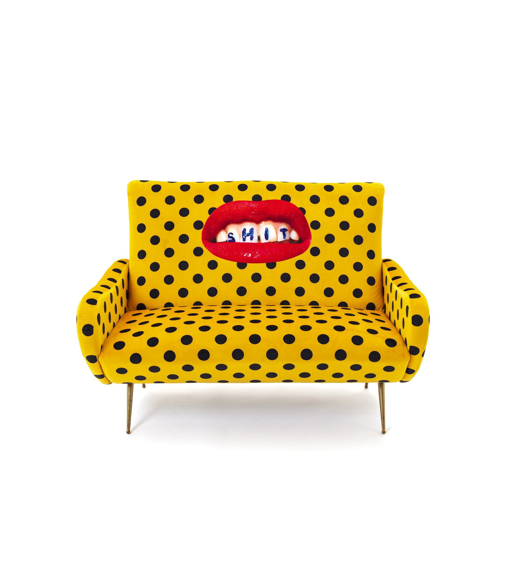 Sofa"Shit"cm 122 x 86 h. 42 / 86 –SELETTI | BHOME by Arredi Barbàra