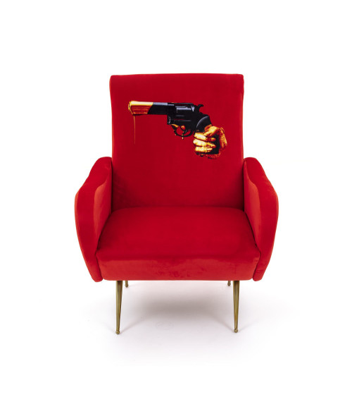 Fauteuil"Revolver"cm 70 x 79 h. 86 –SELETTI | BHOME by Arredi Barbàra