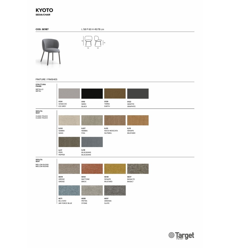 Kyoto Stuhl – Target Point | Bhome by Arredi Barbàra