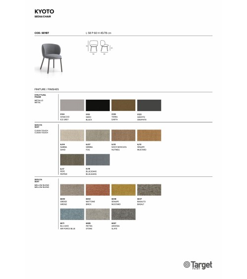 Kyoto Stuhl – Target Point | Bhome by Arredi Barbàra