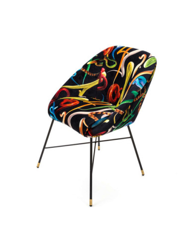 Sessel"Snakes"Cm 60 x 50 h. 72 gepolstert –SELETTI | BHOME by Arredi Barbàra