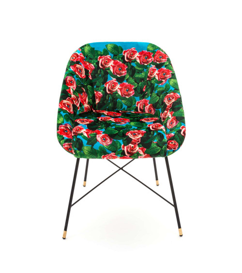 Fauteuil"Roses"Cm 60 x 50 h. 72 rembourrés –SELETTI | BHOME by Arredi Barbàra