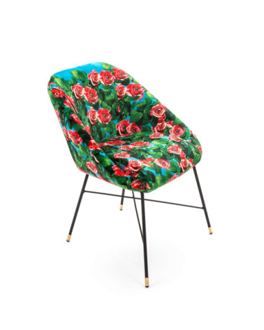 Sessel"Roses"Cm 60 x 50 h. 72 gepolstert –SELETTI | BHOME by Arredi Barbàra