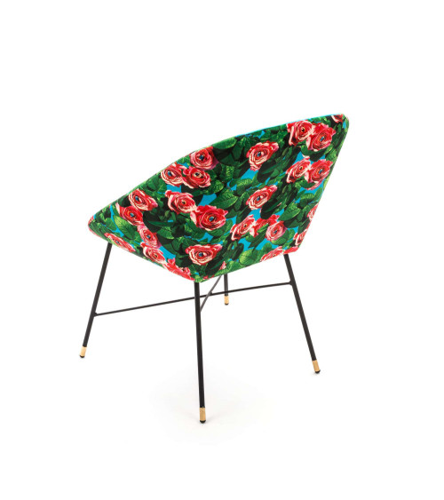 Sessel"Roses"Cm 60 x 50 h. 72 gepolstert –SELETTI | BHOME by Arredi Barbàra