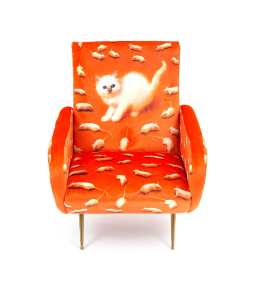 Fauteuil"Kitten"cm 70 x 79 h. 86 –SELETTI | BHOME by Arredi Barbàra