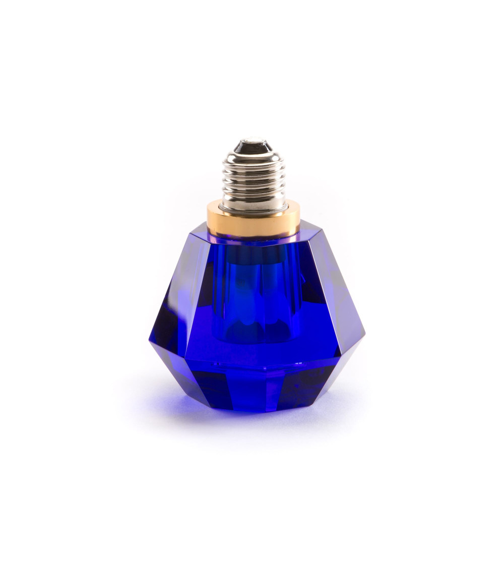 Ampoule"Crystaled Spot Blu"cristal led –SELETTI | BHOME by Arredi Barbàra