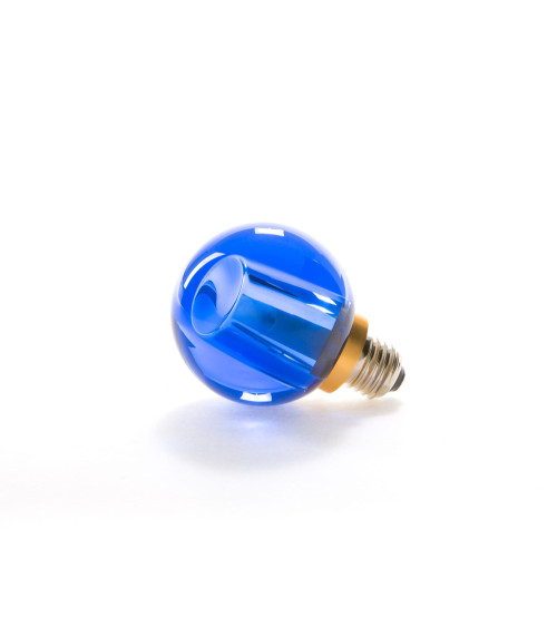 Ampoule"Crystaled Round Blu"cristal led –SELETTI | BHOME by Arredi Barbàra