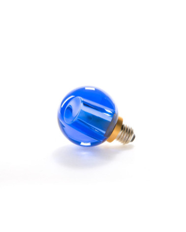 Ampoule"Crystaled Round Blu"cristal led –SELETTI | BHOME by Arredi Barbàra
