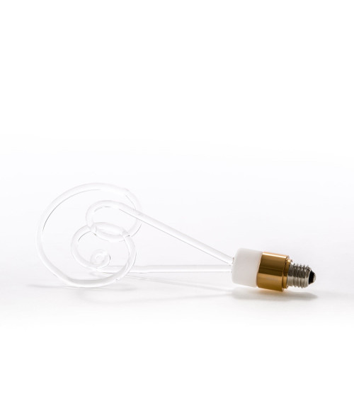 Bulb"Twist Lamp Bianca"cm h. 30 –SELETTI | BHOME by Arredi Barbàra