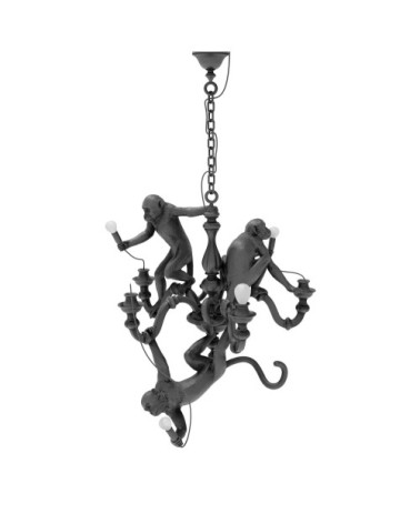 Lampada a sospensione "Monkey Nero" | BHOME by Arredi Barbàra
