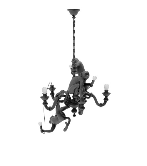 Lampada a sospensione "Monkey Nero" | BHOME by Arredi Barbàra