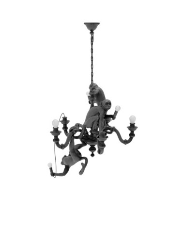 Lampada a sospensione "Monkey Nero" | BHOME by Arredi Barbàra