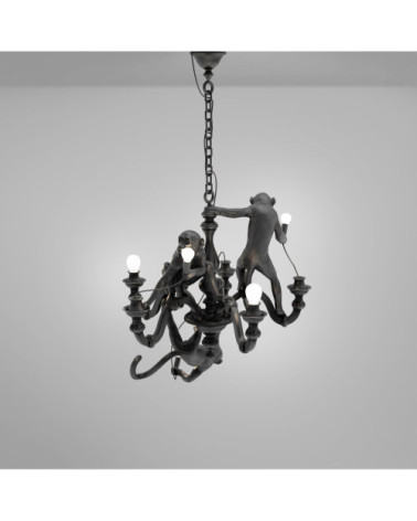 Lampada a sospensione "Monkey Nero" | BHOME by Arredi Barbàra