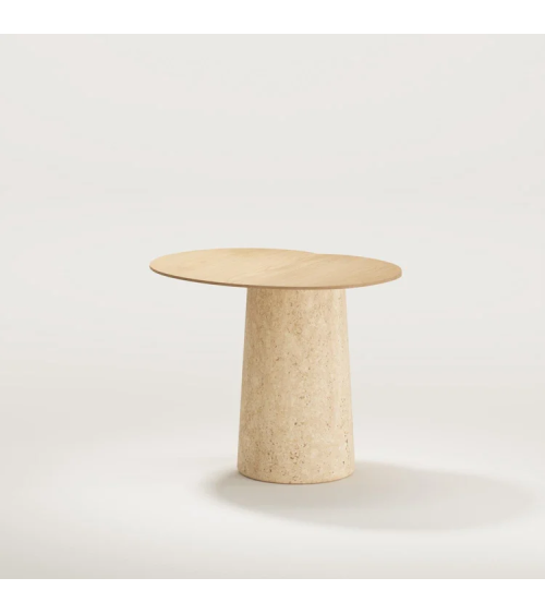 Mesas Anchor en madera y piedra | WEWOOD