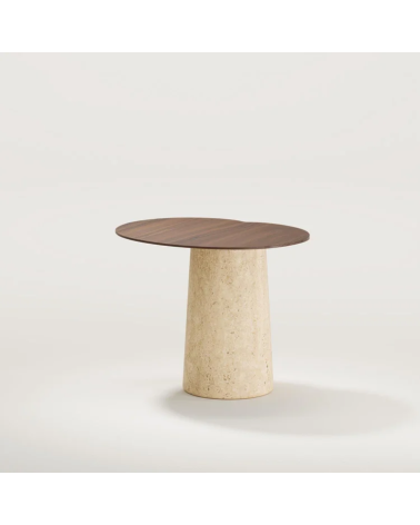 Mesas Anchor en madera y piedra | WEWOOD