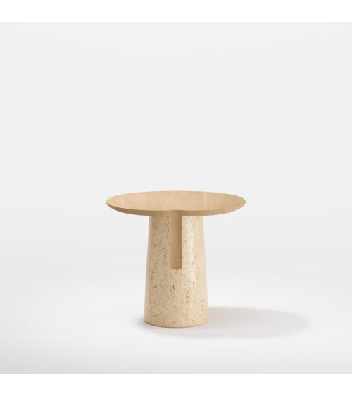 Tavolini Anchor in legno e pietra | WEWOOD