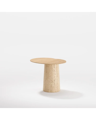 Tavolini Anchor in legno e pietra | WEWOOD