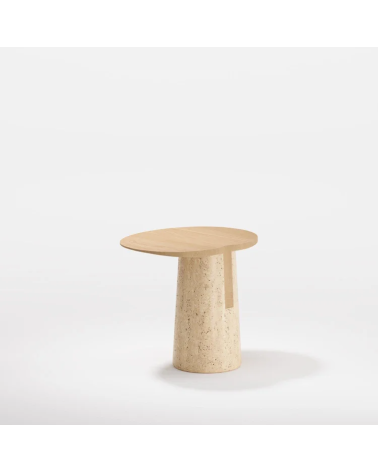 Mesas Anchor en madera y piedra | WEWOOD