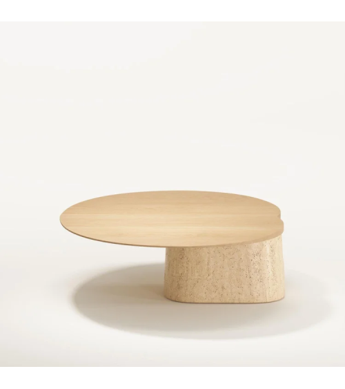 Mesas Anchor en madera y piedra | WEWOOD
