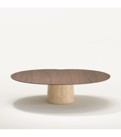 Mesas Anchor en madera y piedra | WEWOOD