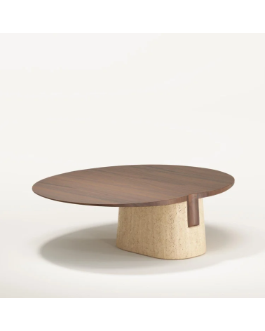 Tavolini Anchor in legno e pietra | WEWOOD