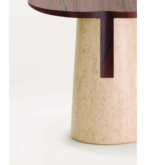 Tavolini Anchor in legno e pietra | WEWOOD