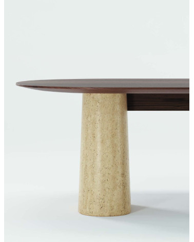 Anchor Tische aus Holz und Stein | WEWOOD