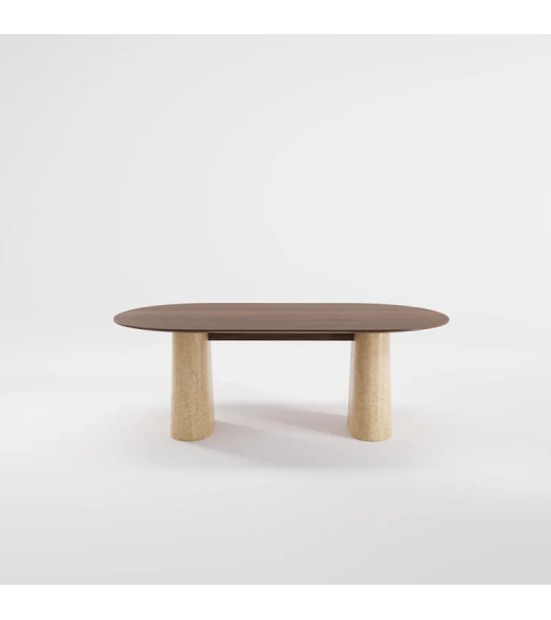 Tables Anchor en bois et pierre | WEWOOD